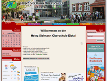 Tablet Screenshot of oberschule-elstal.de